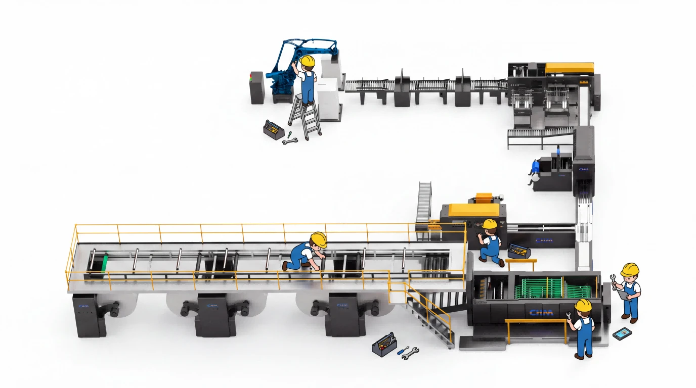 CHM machinery A4 production line CHM machinery A4 production line